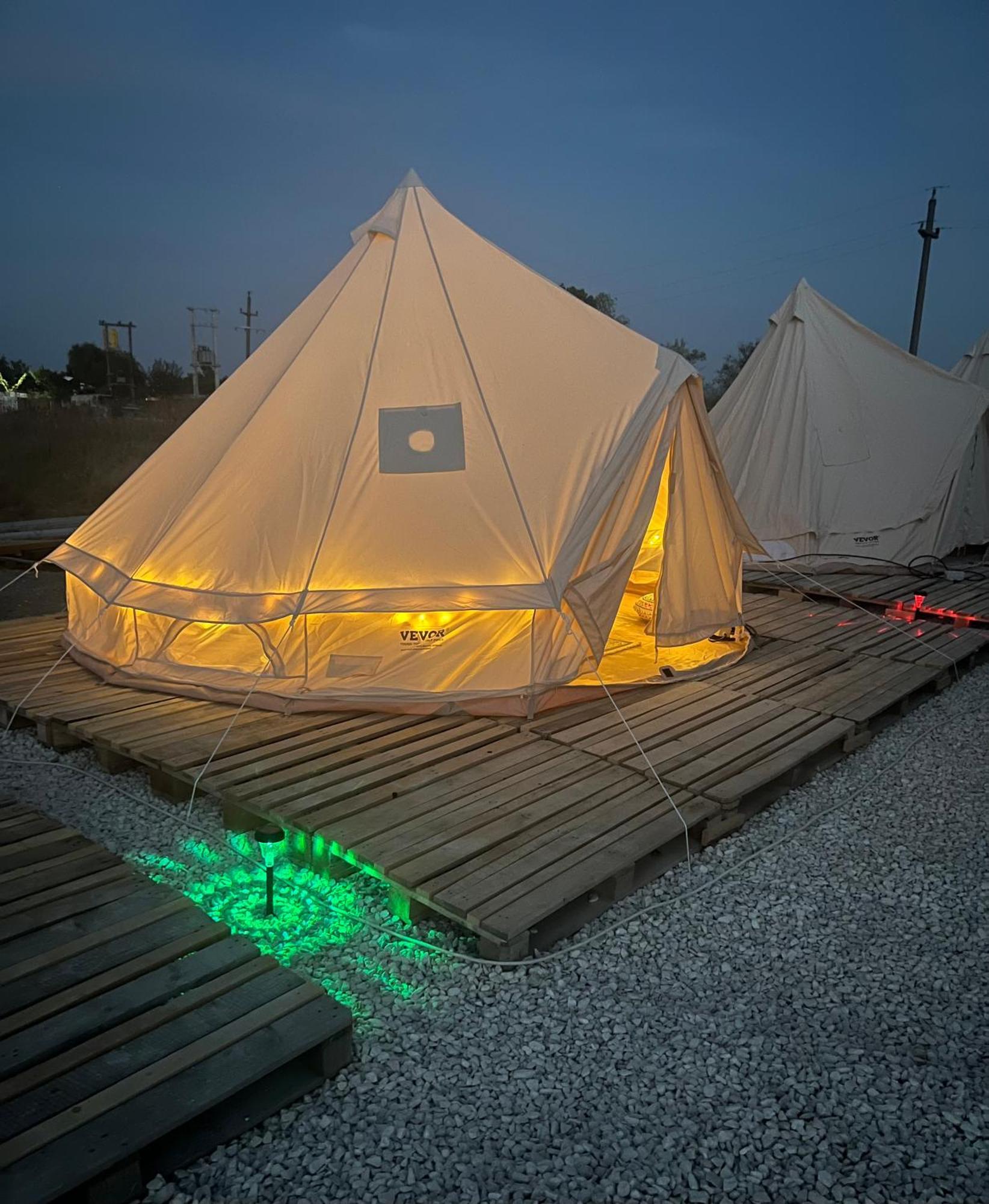 Meme Glamping Hotel คอร์บู ภายนอก รูปภาพ